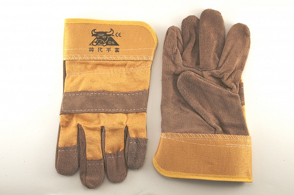 Перчатки спилковые комбинированные от Фабрики перчаток.